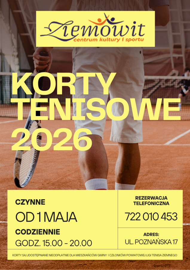 Yellow Bold Minimalist Tennis Tournament Event Poster (1)